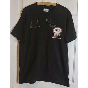 BROOKS & DUNN SIGNED AUTOGRAPH CONCERT T-SHIRT LARGE LITE BEER PRESENTS GETCHA